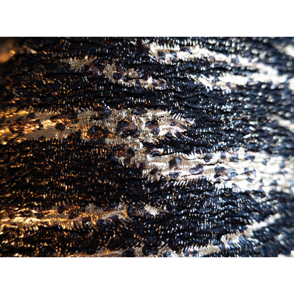 Blinkende jurk met luipaardprint