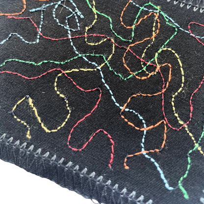 Patch wirwar regenboog