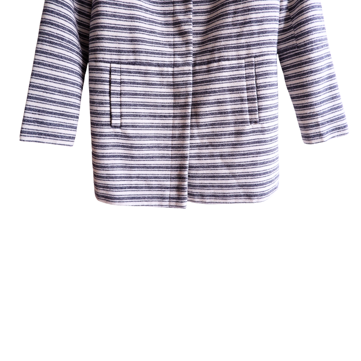 Blauw gestreepte zomervest