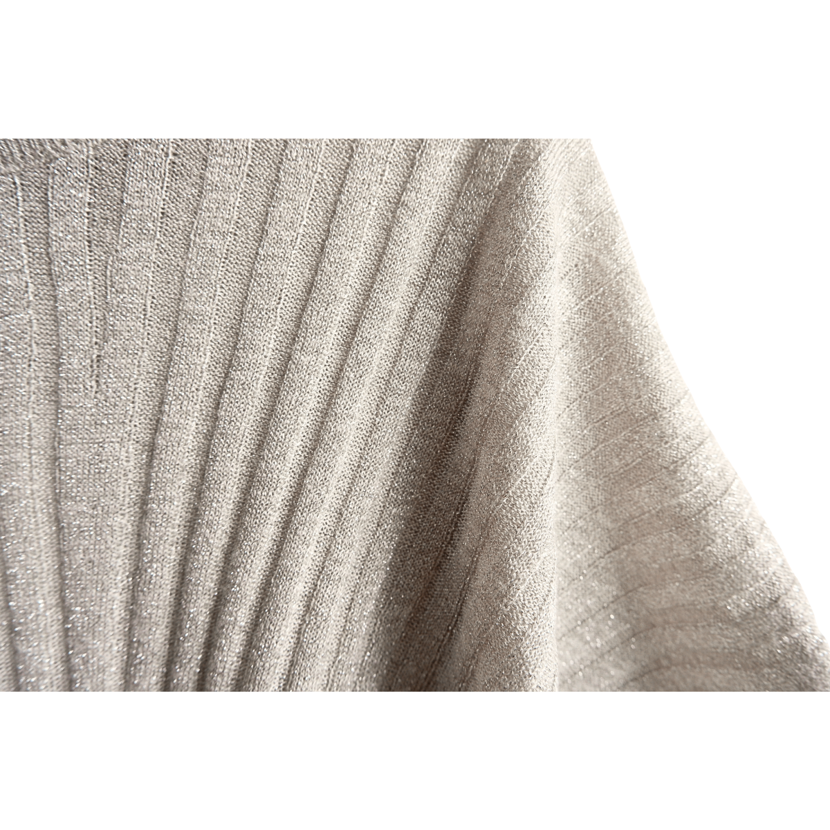 Beige/witte shirt met glitters