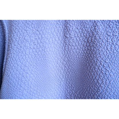 Blauwe blouse met rits