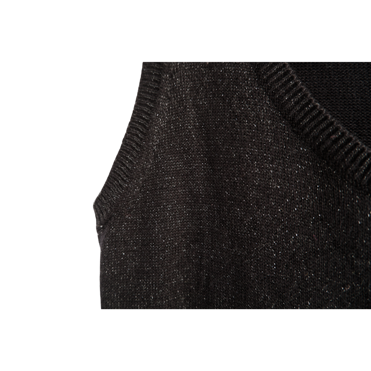 Zwarte gebreide jurk