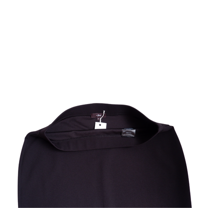 Zwarte basic rok met rekker