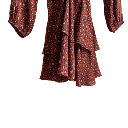 Rood luipaard kleedje