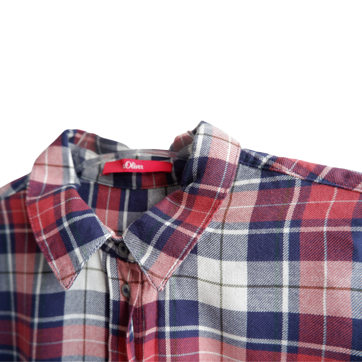 Blauw-rood geruit hemd