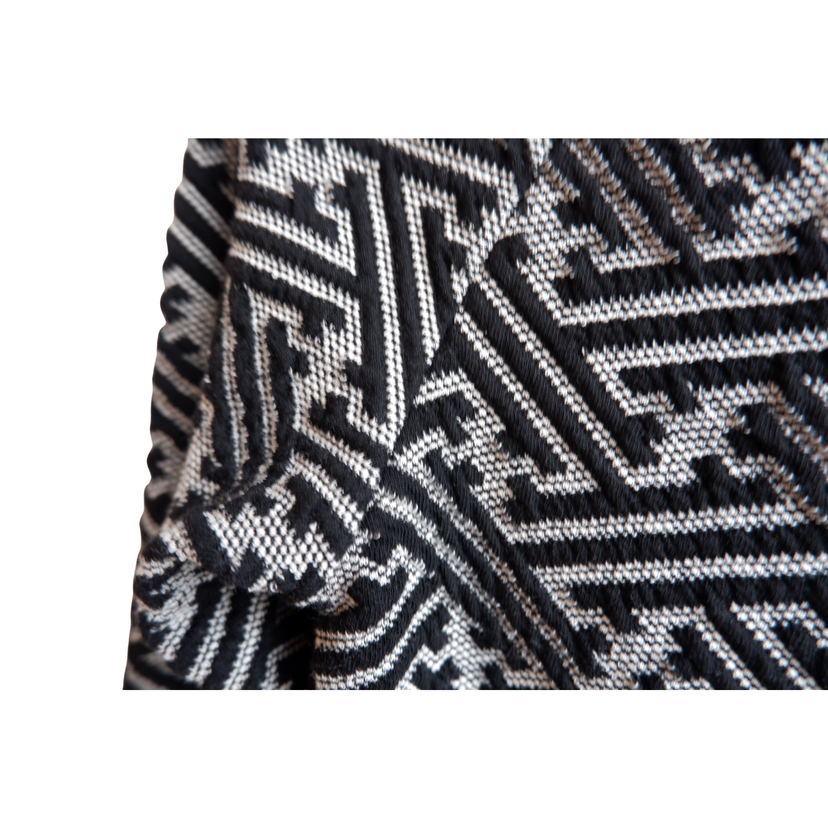 Zwart witte lange jurk NIEUWSTAAT