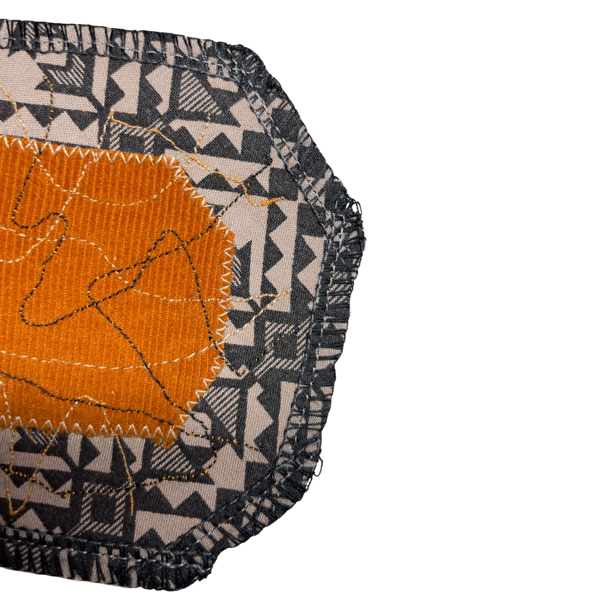 Patch geometrisch bruin