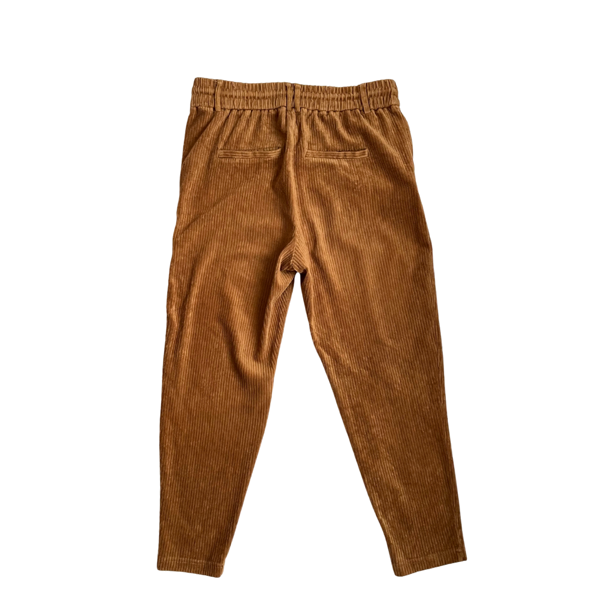 Bruine ribfluwelen broek