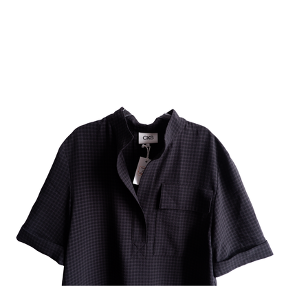 Zwart geruite jurk CKS