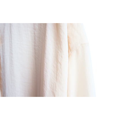 Gebroken witte lange blouse