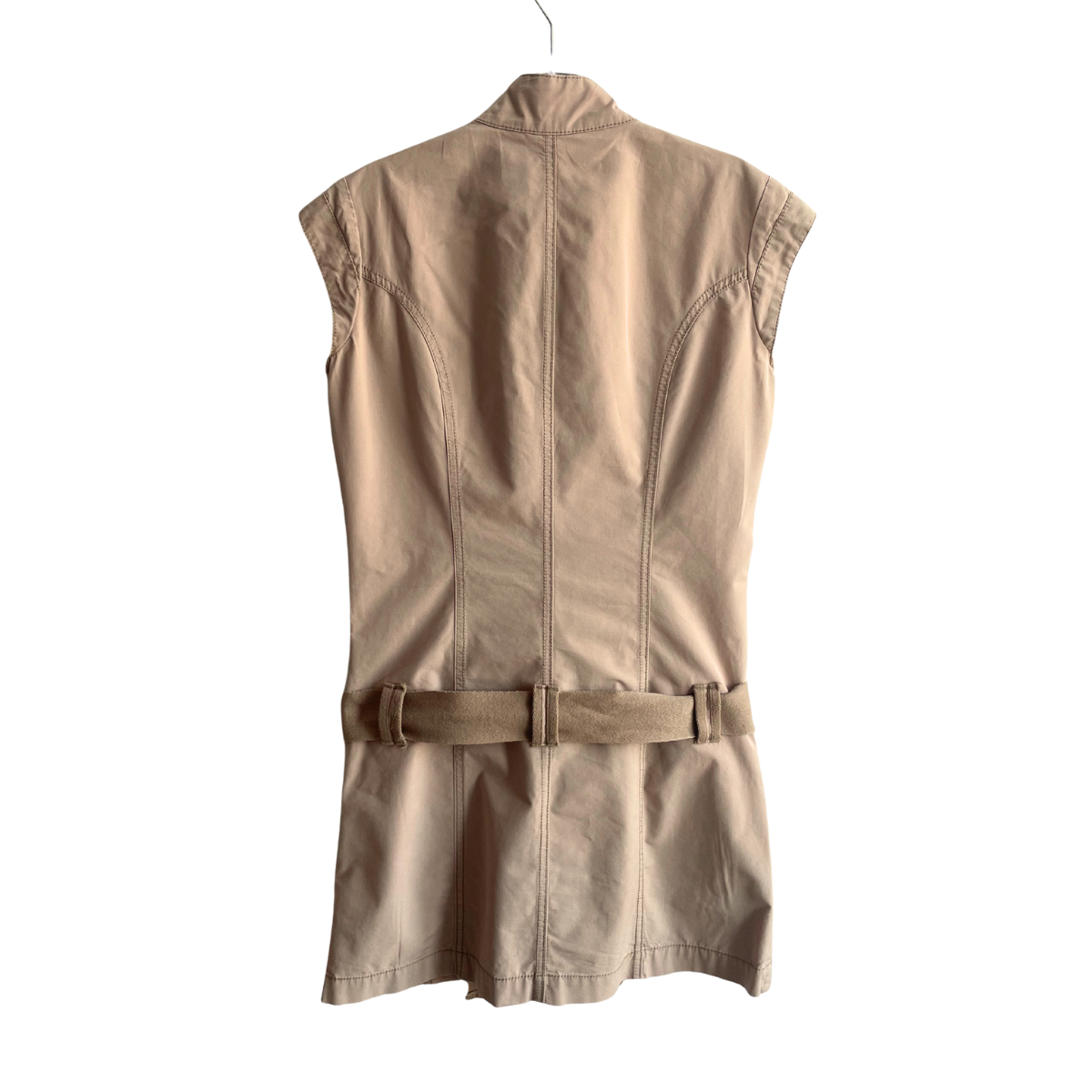 Beige overvest/kleedje