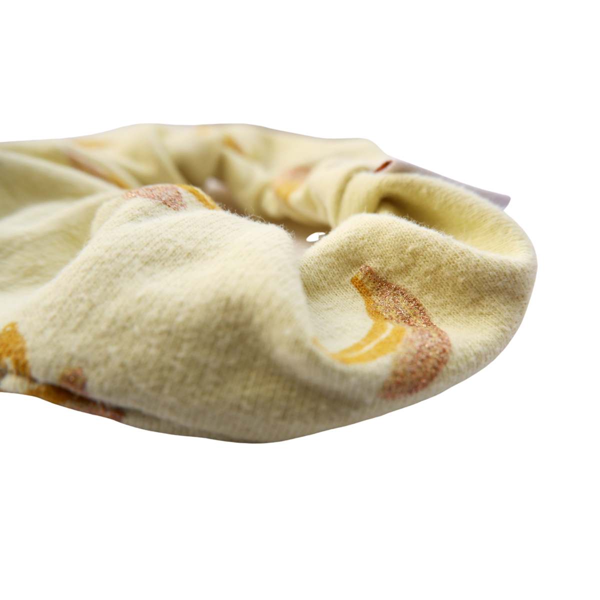 Scrunchie botergeel banaan
