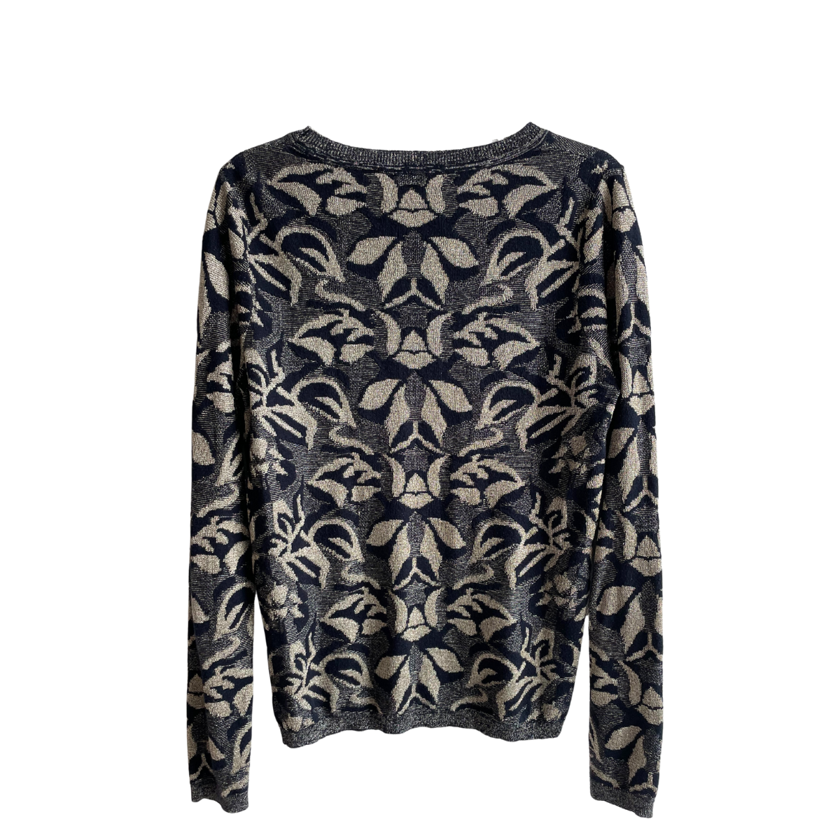 Zwartblauwe trui met glitter