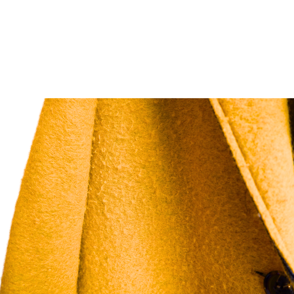 Warmgele wintermantel