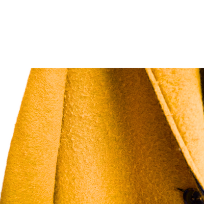 Warmgele wintermantel
