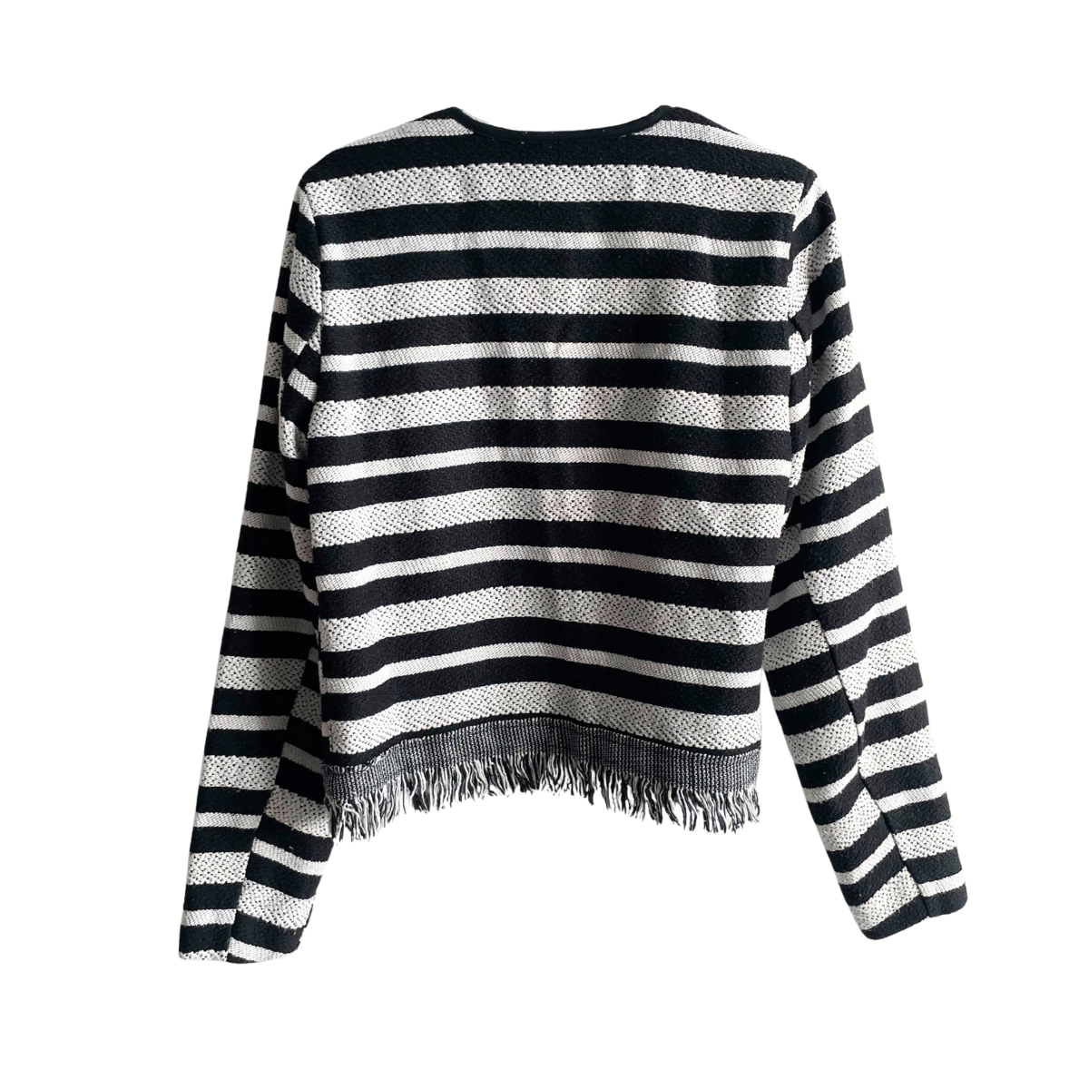 Zwart wit gestreept vestje