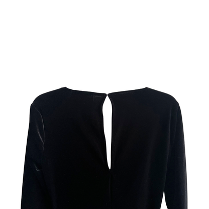 Zwarte jurk velours