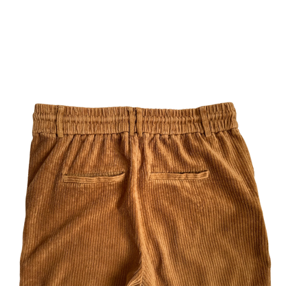 Bruine ribfluwelen broek