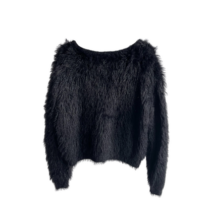 Zwarte zachte gilet