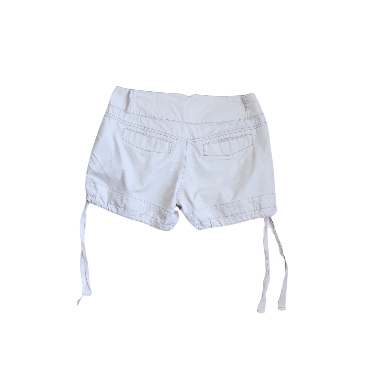 Beig-witte short