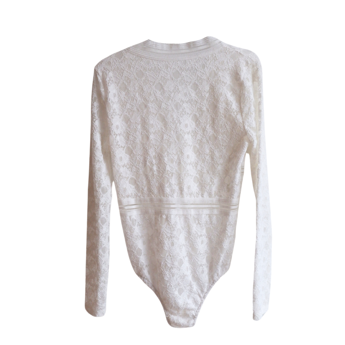 Witte sierlijke body