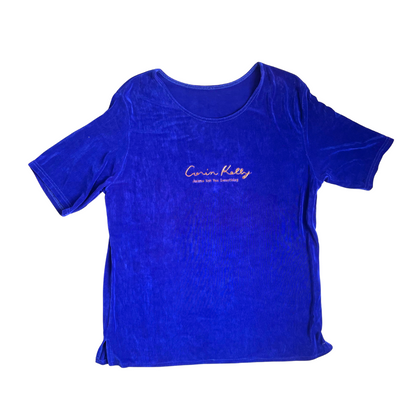 Blauwe shirt Corin Kelly