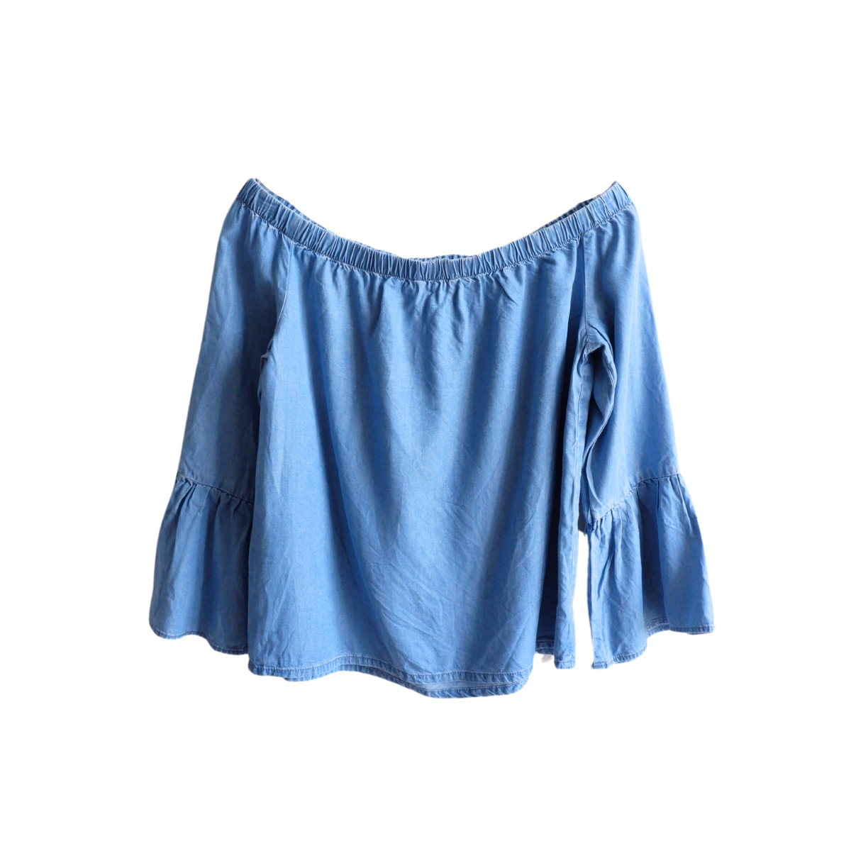 blauwe jeans blouse