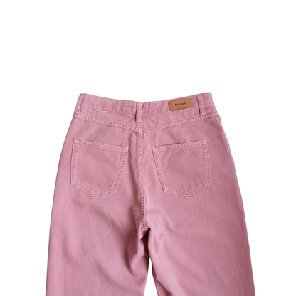 Roze 'jeans'broek