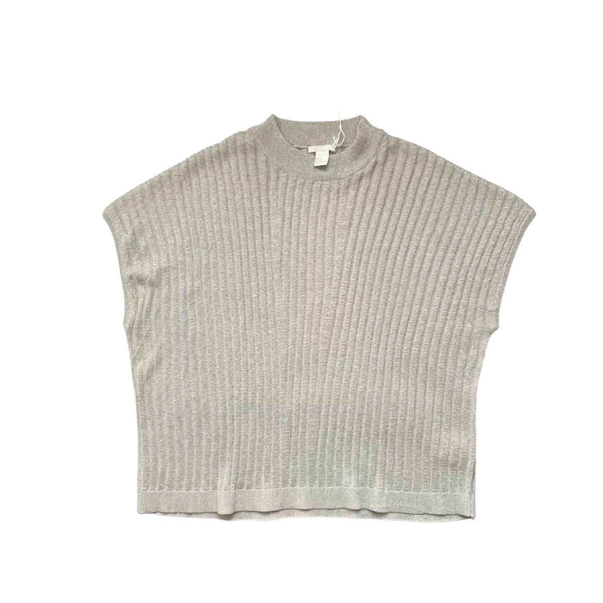 Beige/witte shirt met glitters