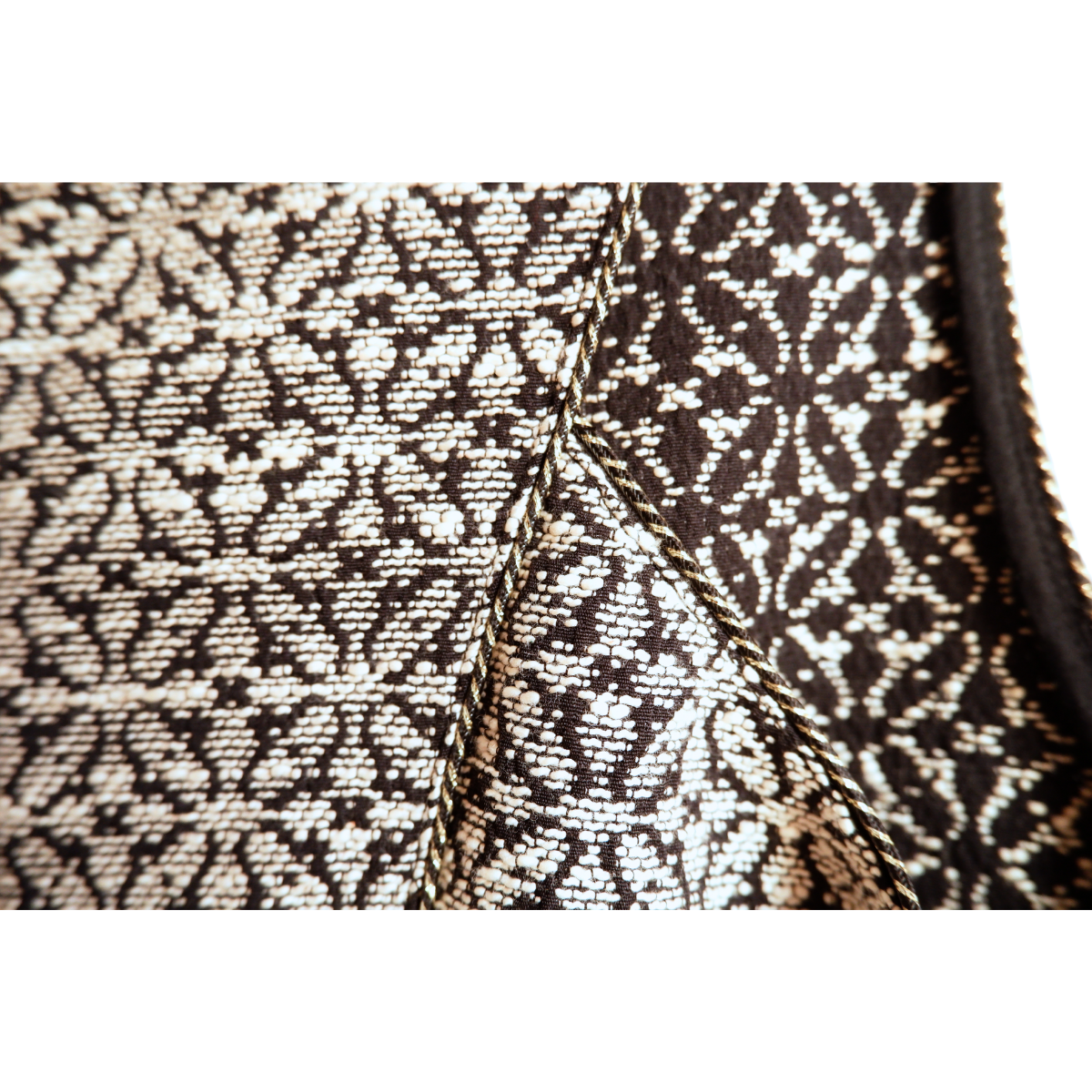 Zwart/wit cocktailjurk