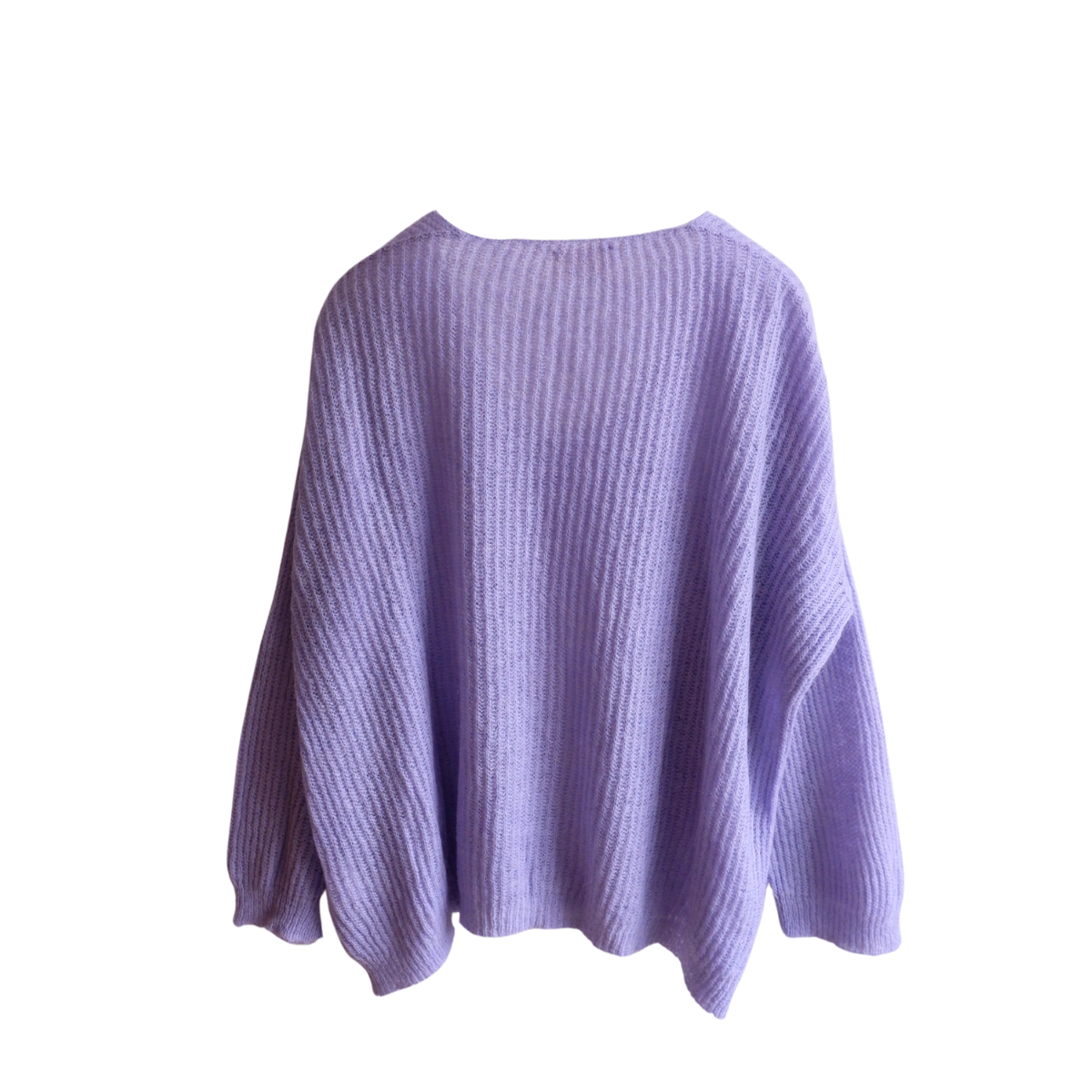 Lila trui oversized model