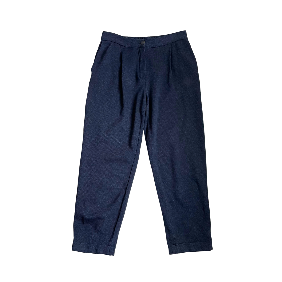 Donkerblauwe zachte broek