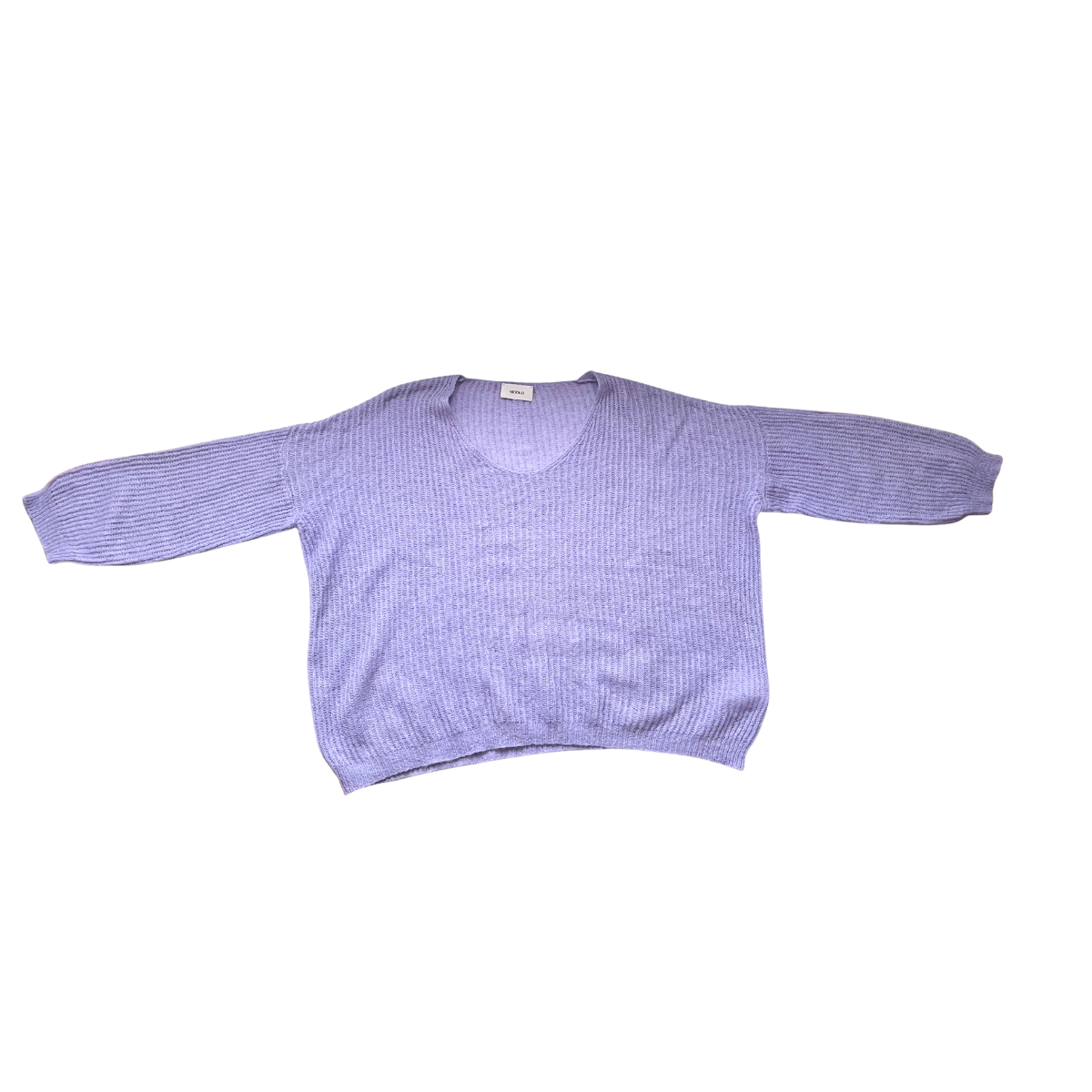 Lila trui oversized model