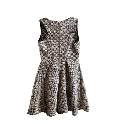 Zwart/wit cocktailjurk