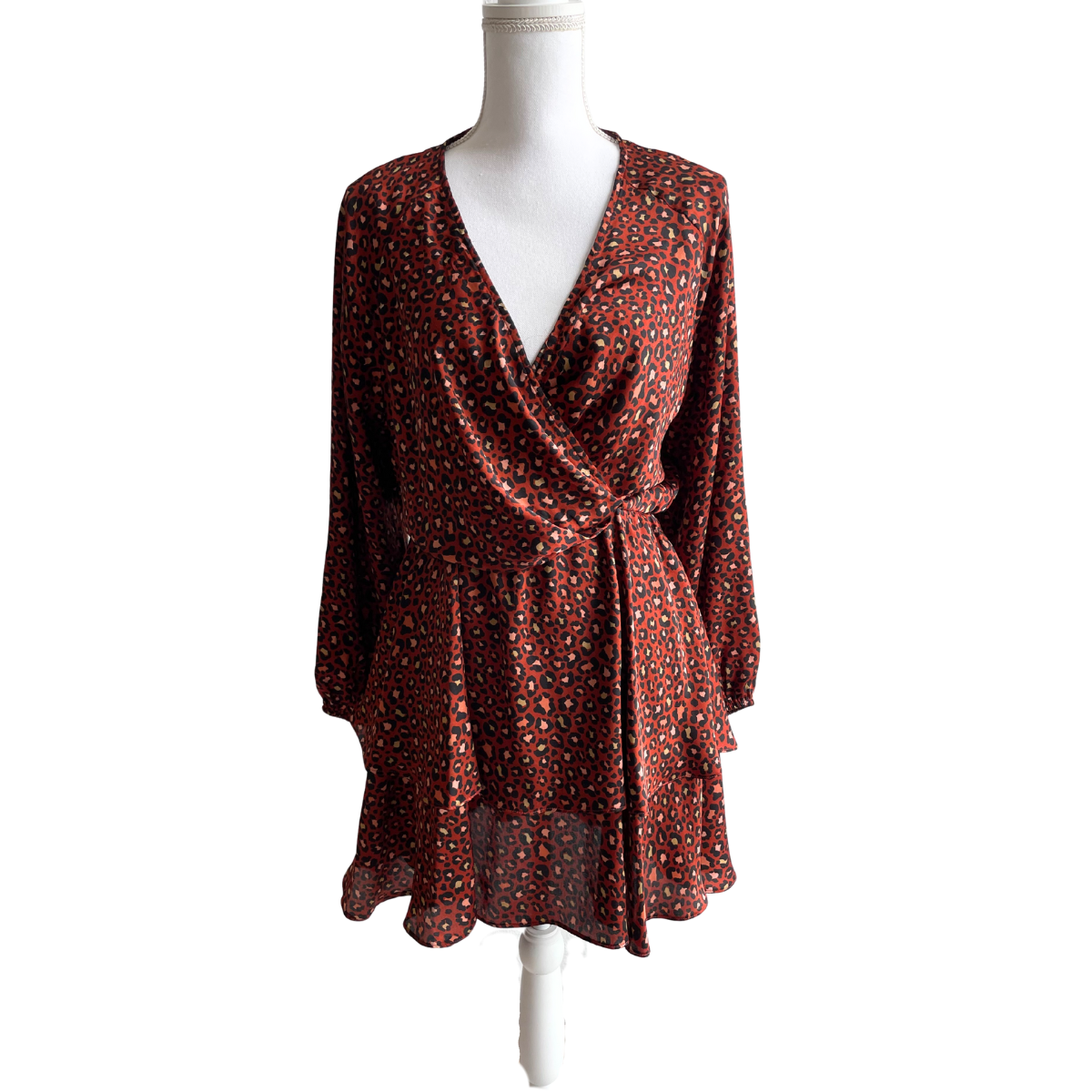Rood luipaard kleedje