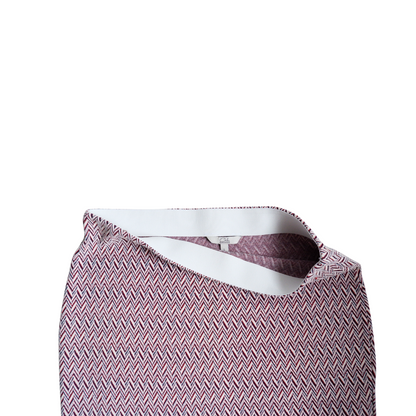 Rood blauw witte rok met rek