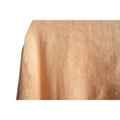 Beige 100% linnen kleed