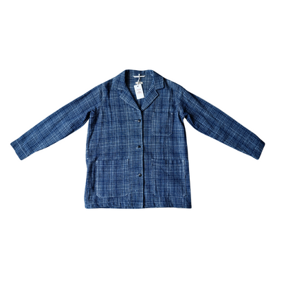 Blauw geruite vest in heel goede staat