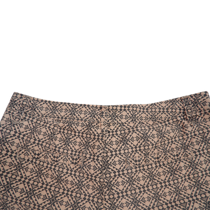 Bruinzwarte short 100% katoen