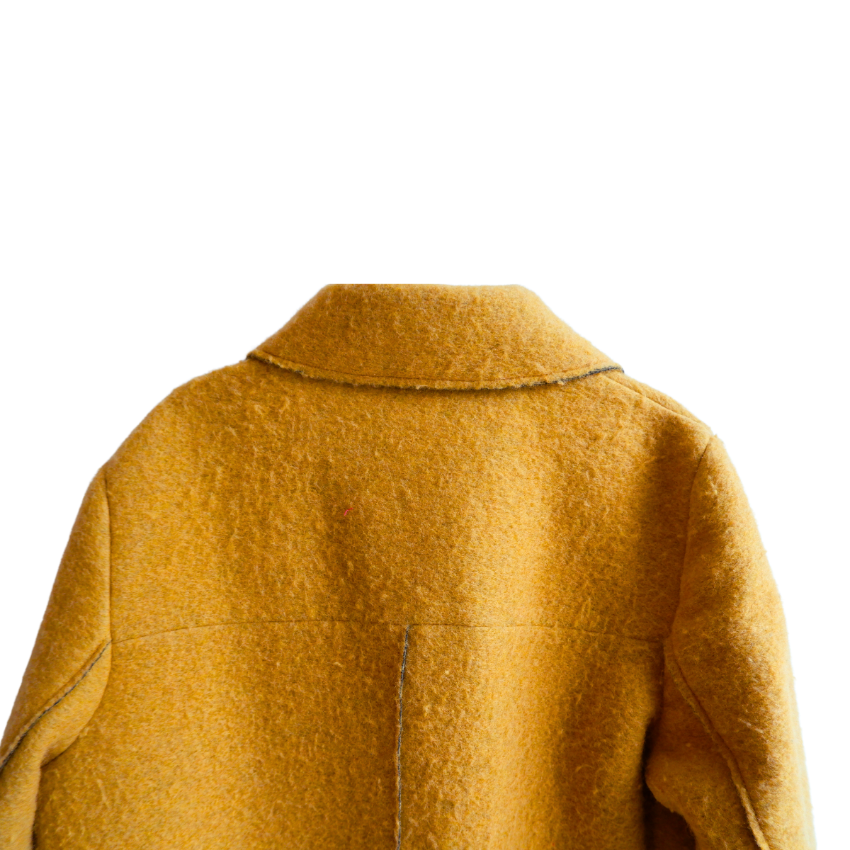 Warmgele wintermantel