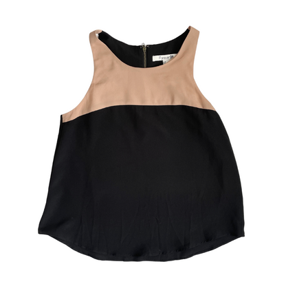 Zwart bruine top