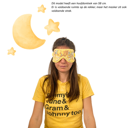 Slaapmasker geel