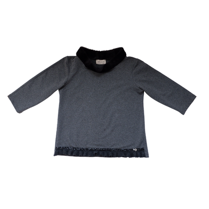 Grijze shirt met kraag