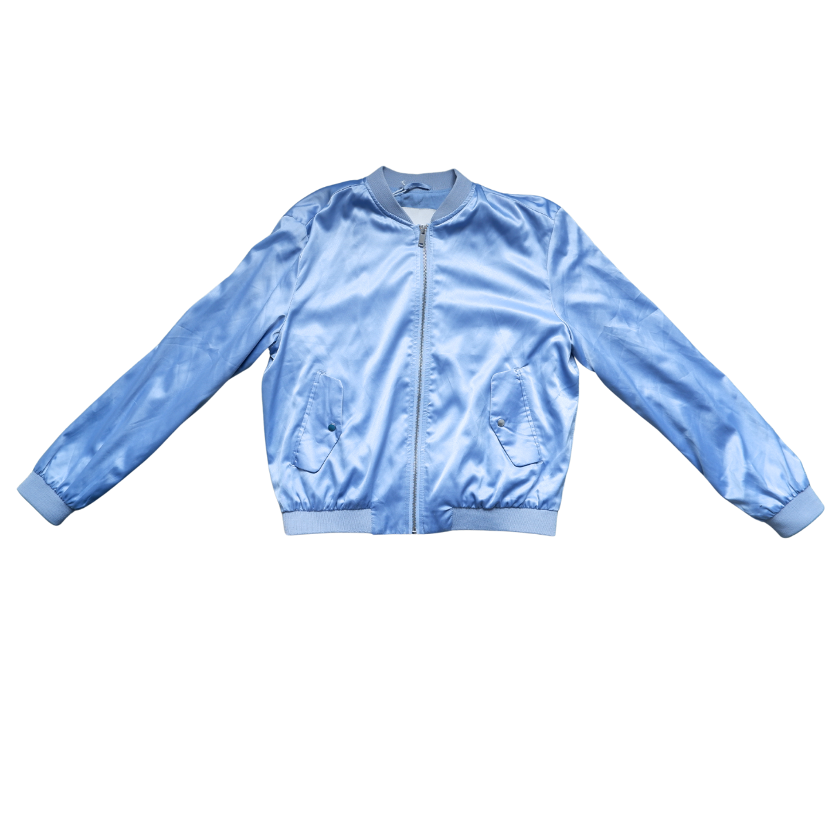 Blauw kort jasje