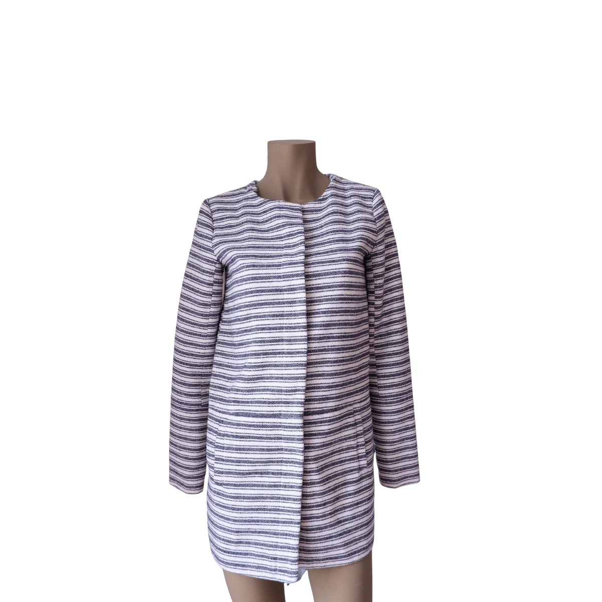 Blauw gestreepte zomervest