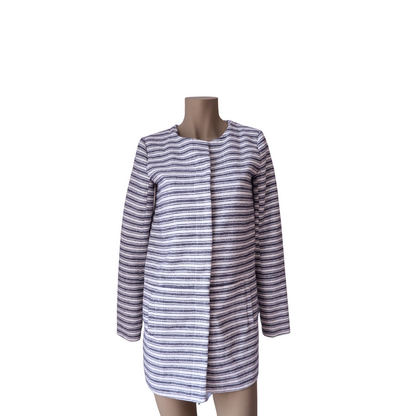 Blauw gestreepte zomervest