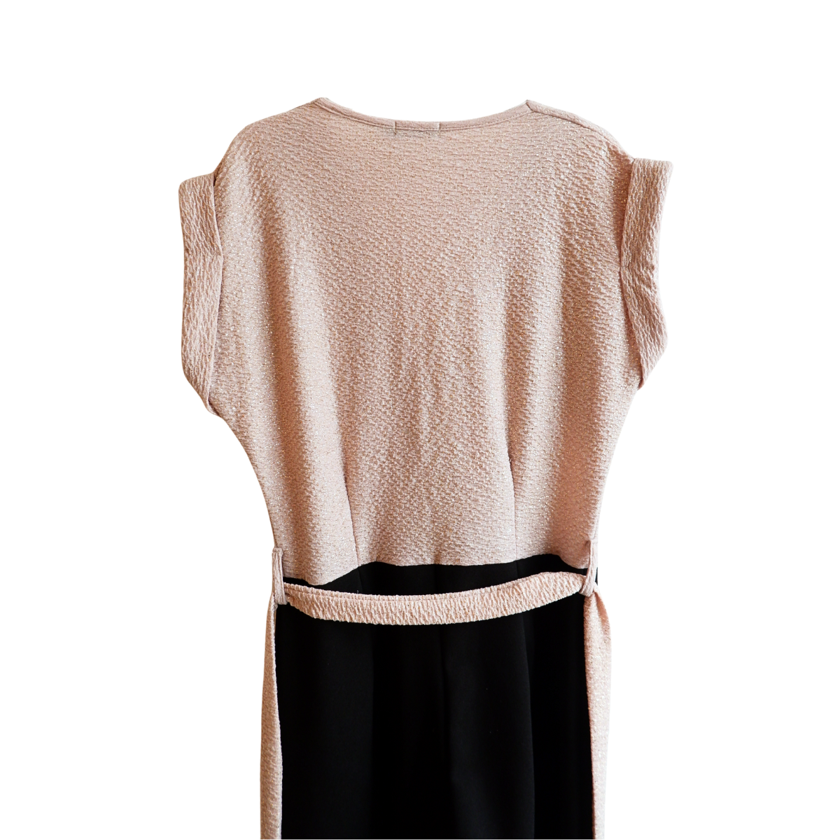 Zwarte/beige broekpak met glitter