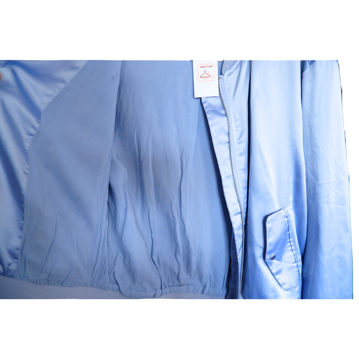 Blauw kort jasje