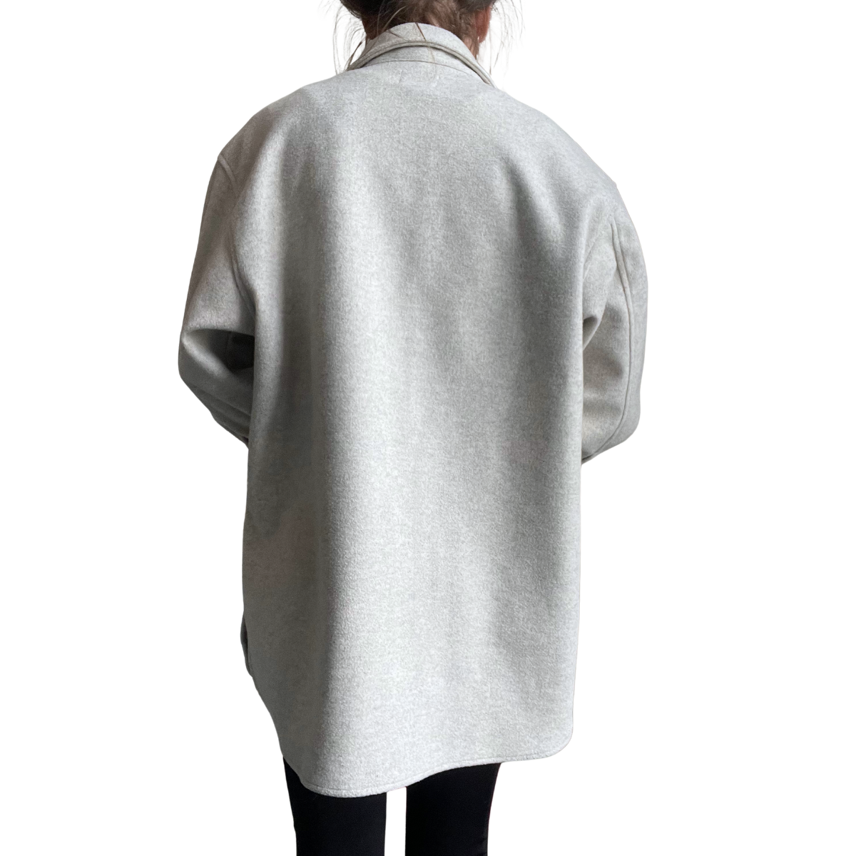 Grijze baggy vest