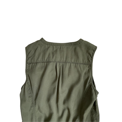 Kakigroene jumpsuit